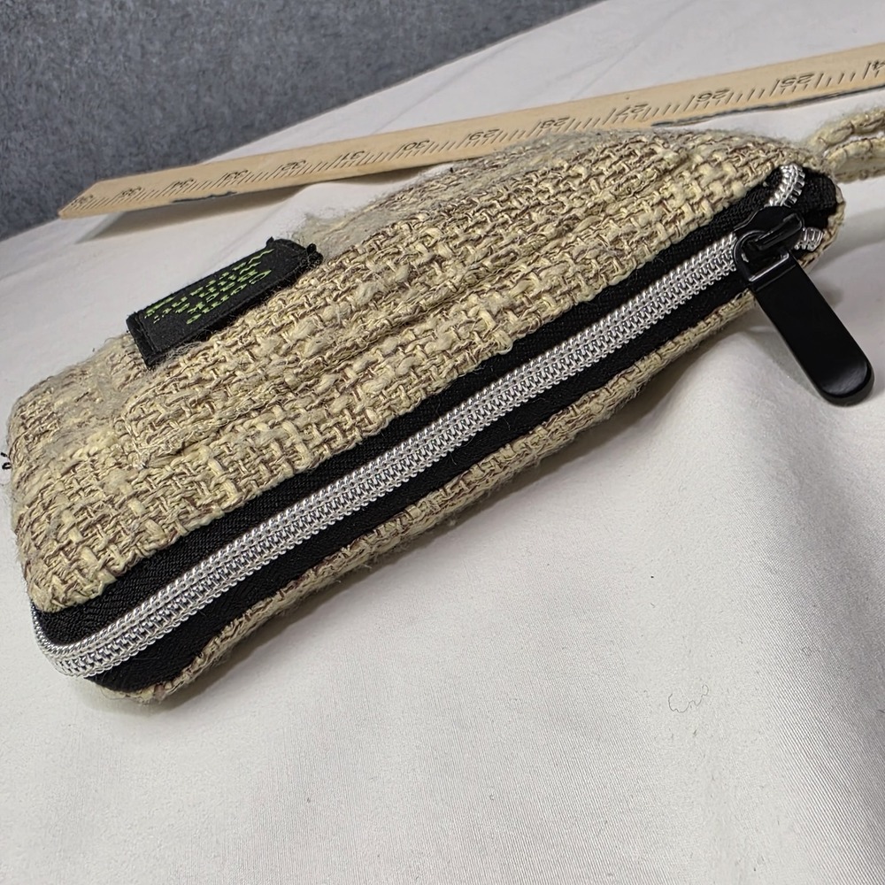 Dime Bags Hemp Zip Pouch "Come Back With a Warrant" Stash Bag Natural - Picture 7 of 13